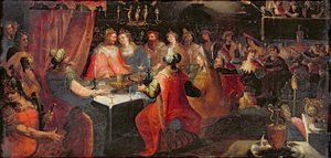 El festín de Belsasar de Flemish School